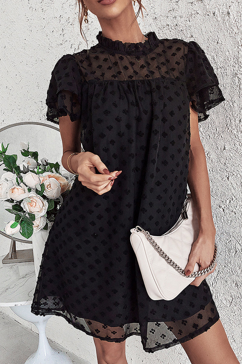 Dámské žakárové sexy Shift šaty