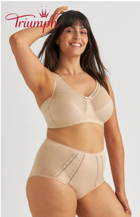 Triumph - 3dílná sada 🔥 Pohodlná krajková podprsenka s potiskem