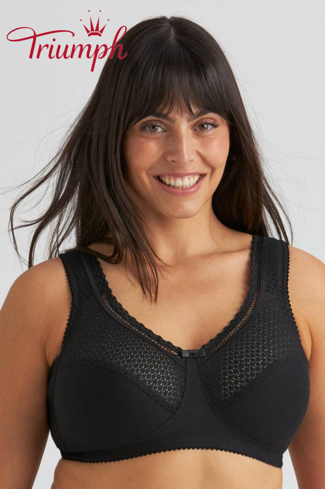 Triumph - 4dílná sada 🔥 Podprsenka s potiskem a pohodlnou krajkou