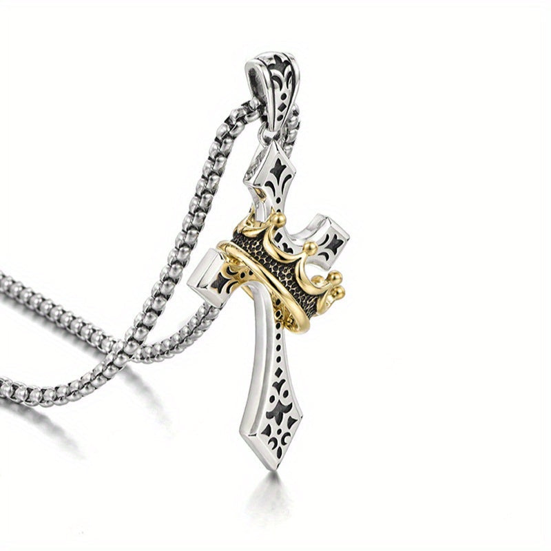 Přívěsek s křížem a korunou Království