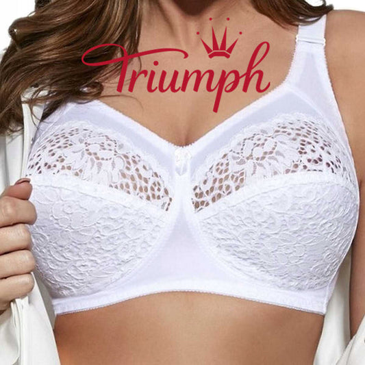 Triumph® – 3 kusy💖50% sleva✨2025 dámská velká vyšívaná měkká podprsenka