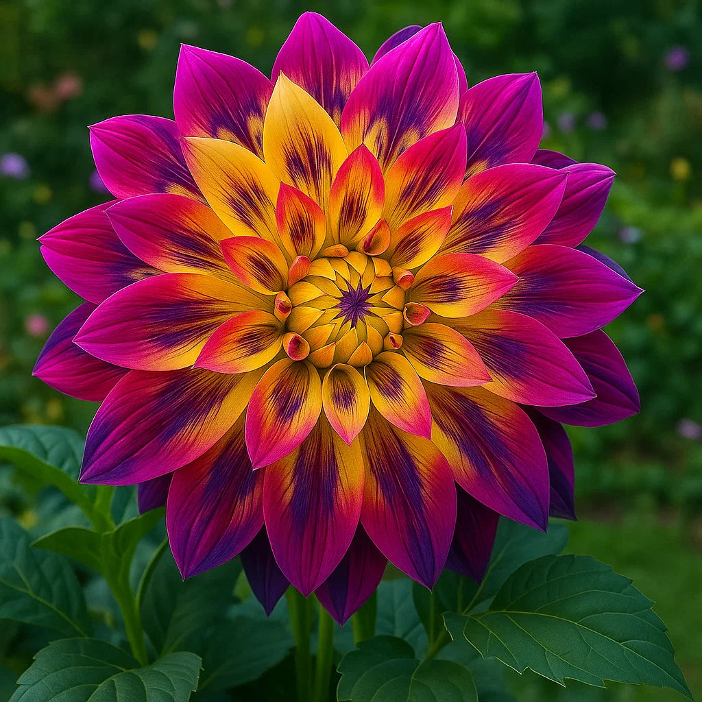 🌸Vzácné dvojité jiřiny – výrazné květy, které běžné zahrady nikdy nemají