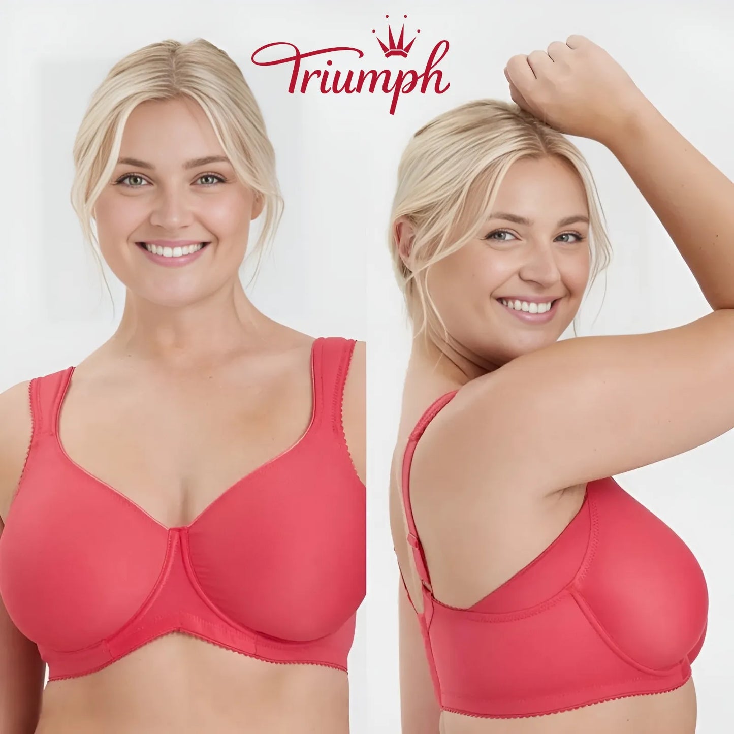 Triumph - (4 ks.) Podprsenka push-up s velkými košíčky