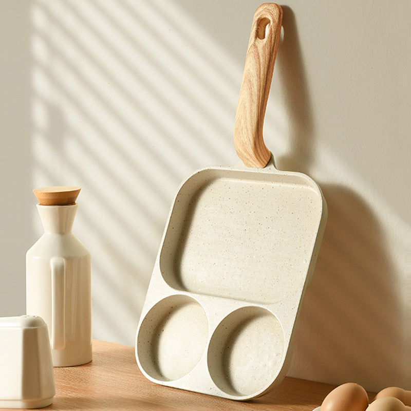 Pánev s nepřilnavým povrchem 4 v 1: ideální na vejce, slaninu a burgery