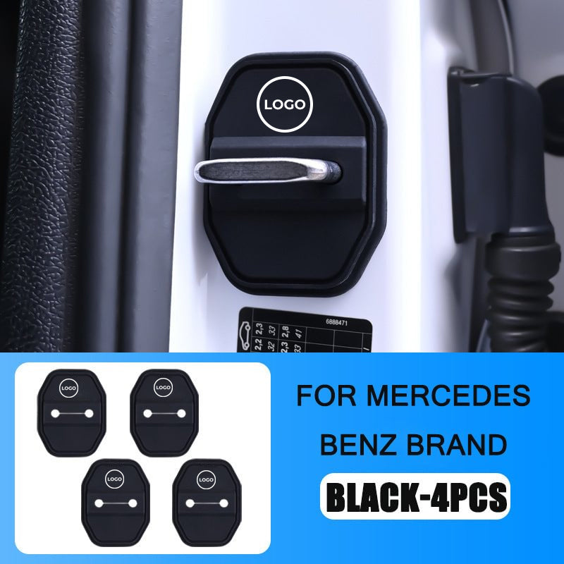 Silikonový ochranný kryt na zámek dveří auta (4 ks)