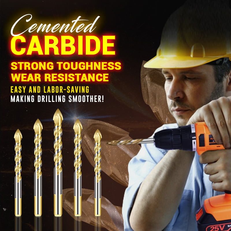 Trojhranný vrták z wolframové oceli s vysokou tvrdostí