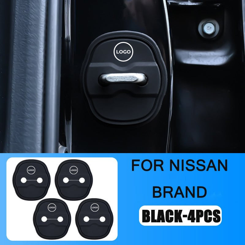 Silikonový ochranný kryt na zámek dveří auta (4 ks)