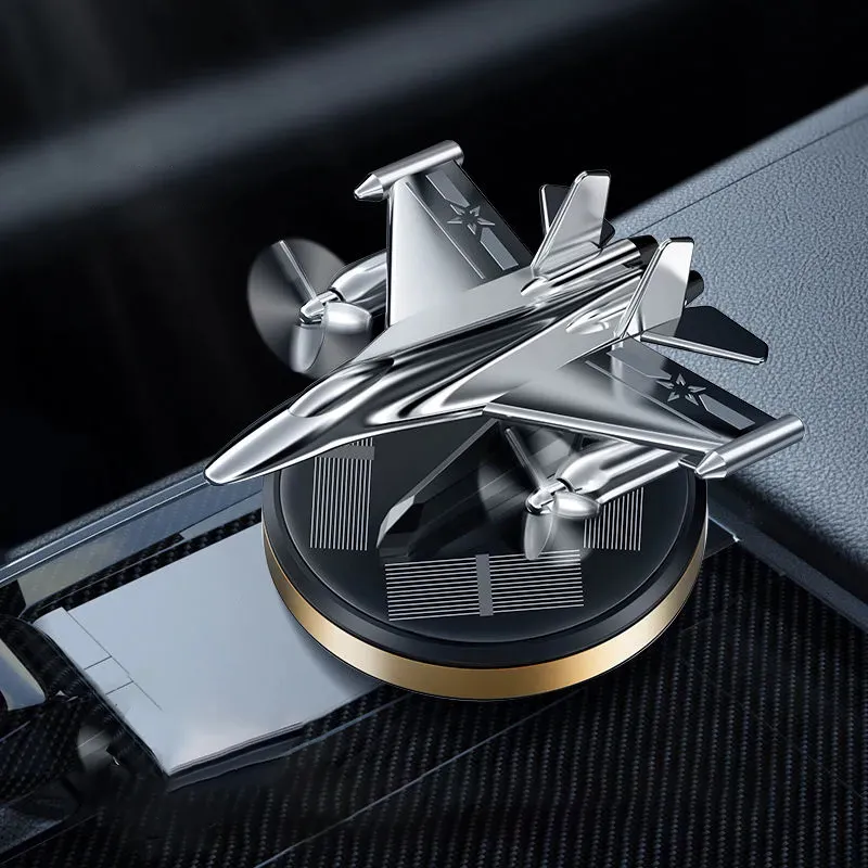 Dekorace do auta s aromaterapií, solární letadlo