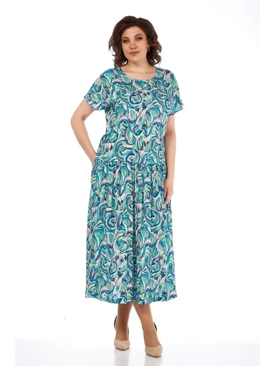 🔥Nejlepší prodej🔥🌺Letní šifonové šaty s potiskem👗