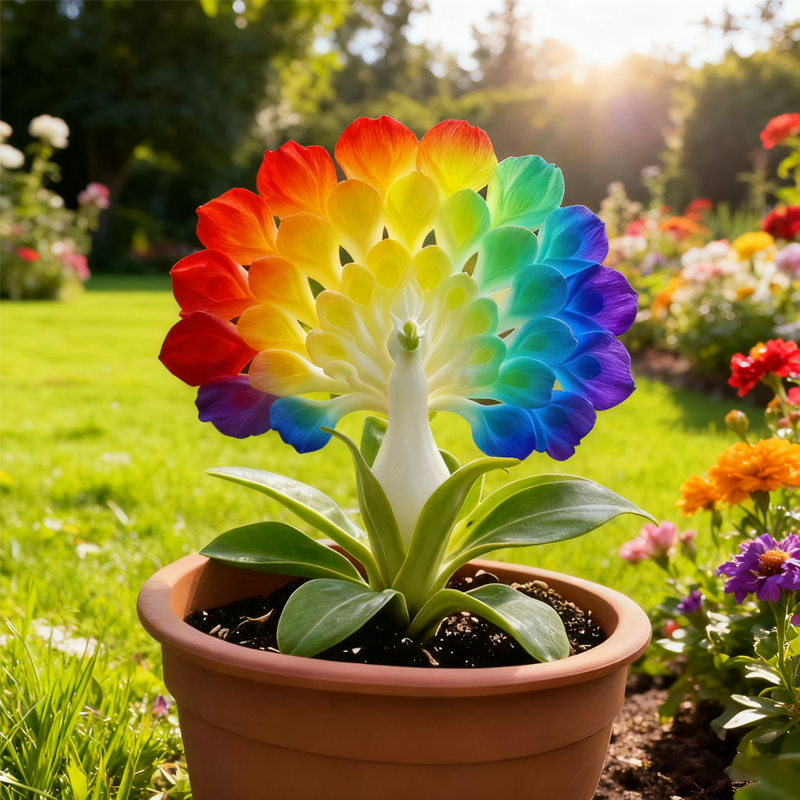 💠 Královna voňavých květin – cibule orchideje paví, vytvářející čistý a luxusní zahradní zážitek