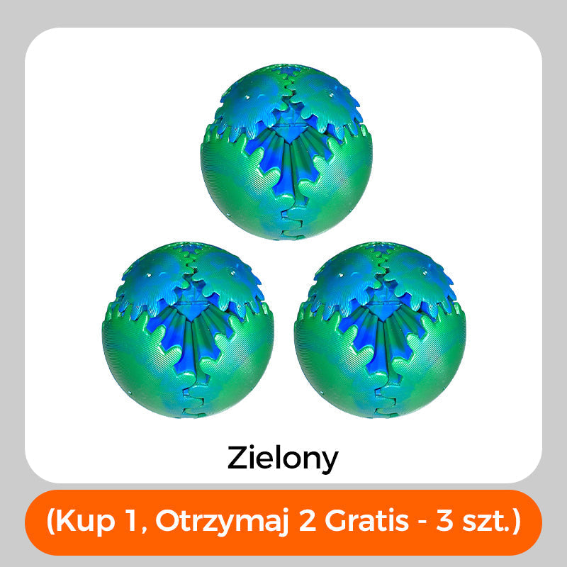 Kupte 1 a získejte 2 zdarma 🎁 Steampunkový točivý zázrak - fidget (převodová koule)