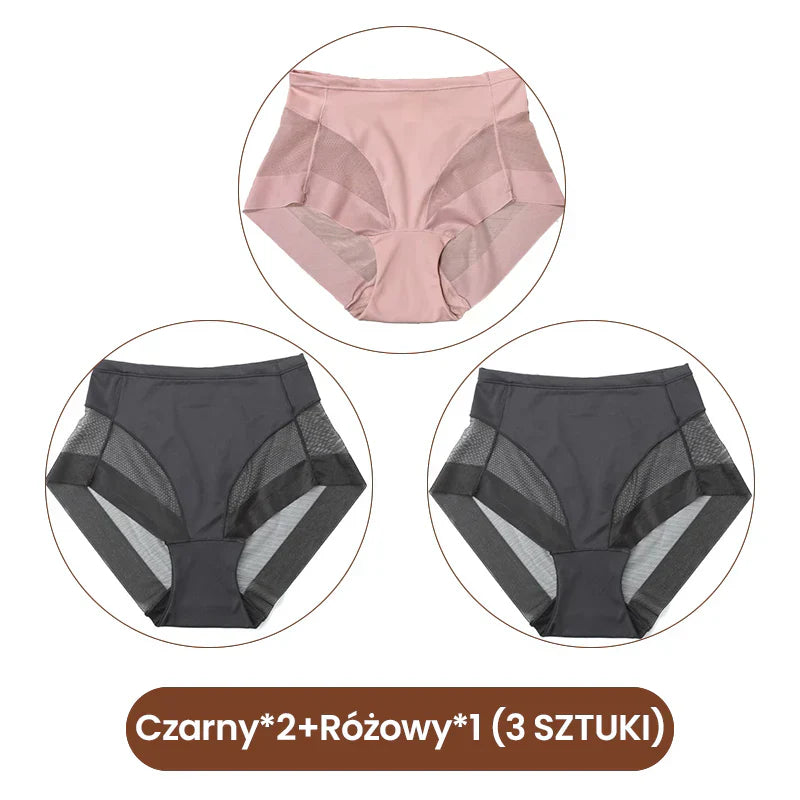 🔥Kupte 2 a získejte 1 zdarma🔥Dámská bezešvá sada kalhotek s vysokým pasem