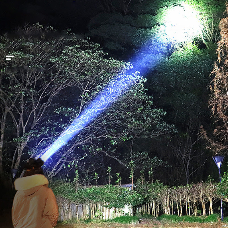 Super jasná dobíjecí vysoce výkonná čelovka