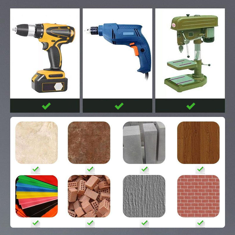 🔥Excentrický keramický trojúhelníkový vrták se zakřivenou hlavou