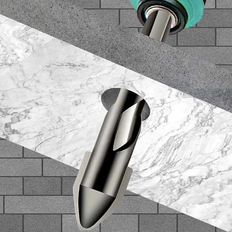 🔥Excentrický keramický trojúhelníkový vrták se zakřivenou hlavou