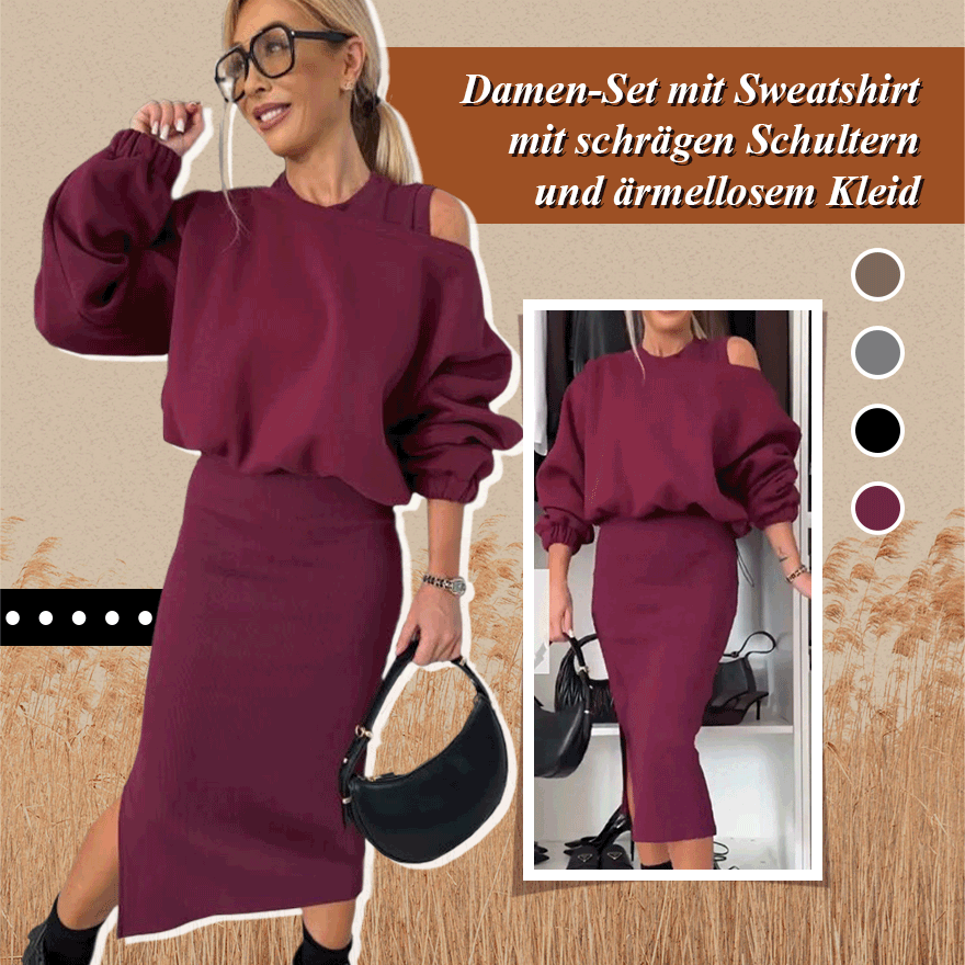 Časově omezený výprodej💥Dámská mikina s kapucí a šaty bez rukávů