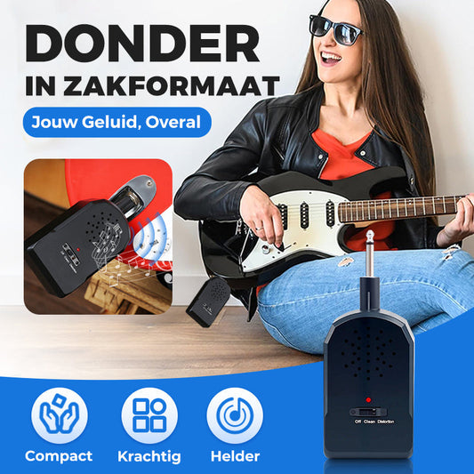 🎸Mini sada přenosného zesilovače elektrické kytary