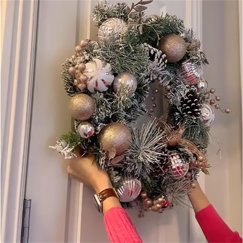 🏠Nerezový přísavný háček na vánoční věnce