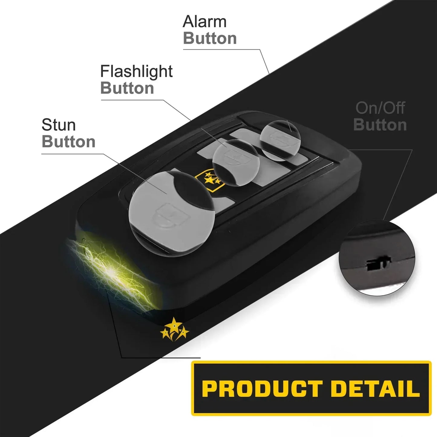 🔥 Bezpečnostní upozornění pro rok 2025⚡️ VOLTIC V77 3v1 paralyzér, svítilna a alarm v klíčence na auto