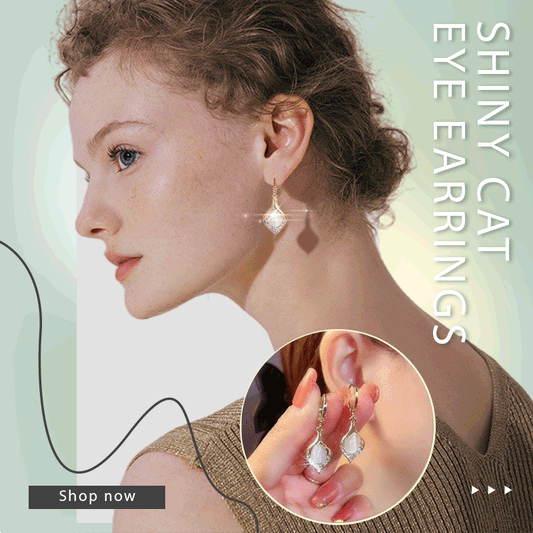 ✨Kupte 1 a dostanete 1 zdarma✨Lesklé náušnice Cat Eye