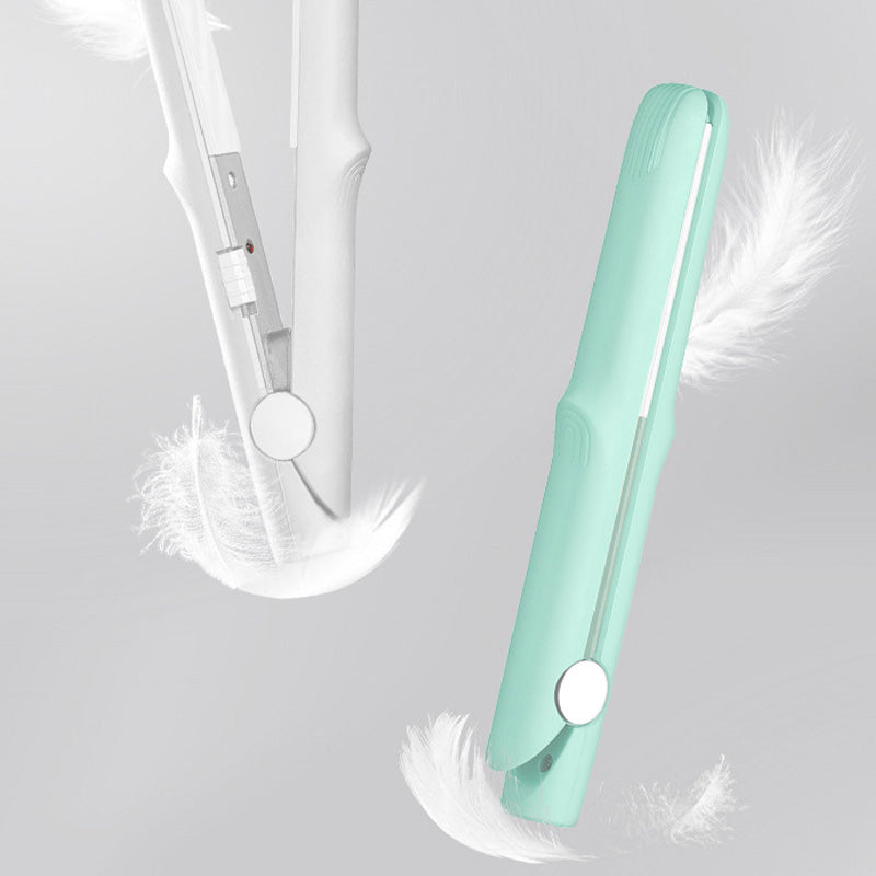 💟Mini kulma a žehlička 2 v 1 pro narovnání vlasů✨