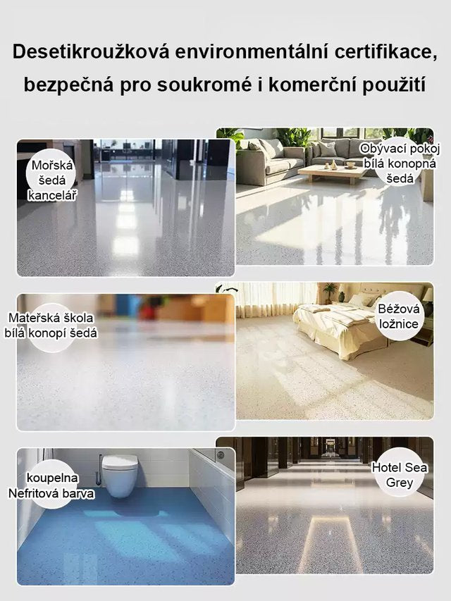 [Německé řemeslo]Modernizace epoxidového barevného pískového podlahového nátěru