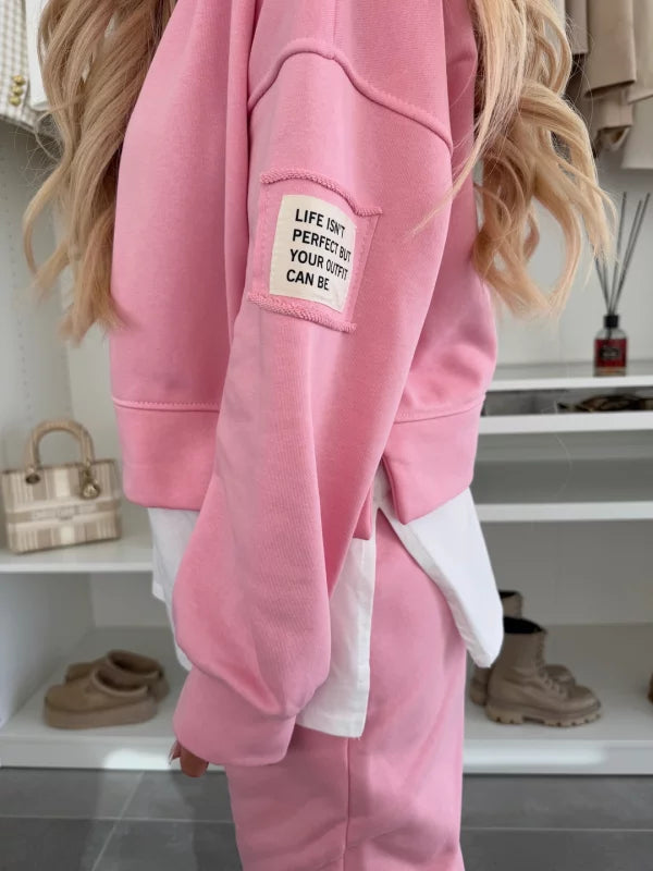 Pohodlný bavlněný dvoudílný oblek