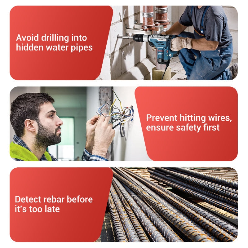 💯 Multifunkční nástěnný detektor kovů 6 v 1 s HD LCD obrazovkou pro notebook