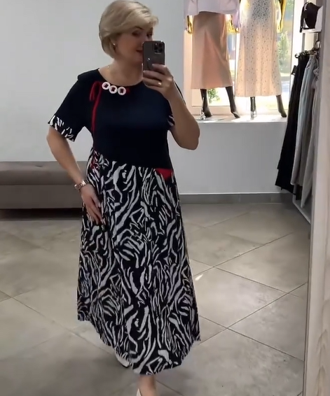 Dámské ležérní patchworkové šaty