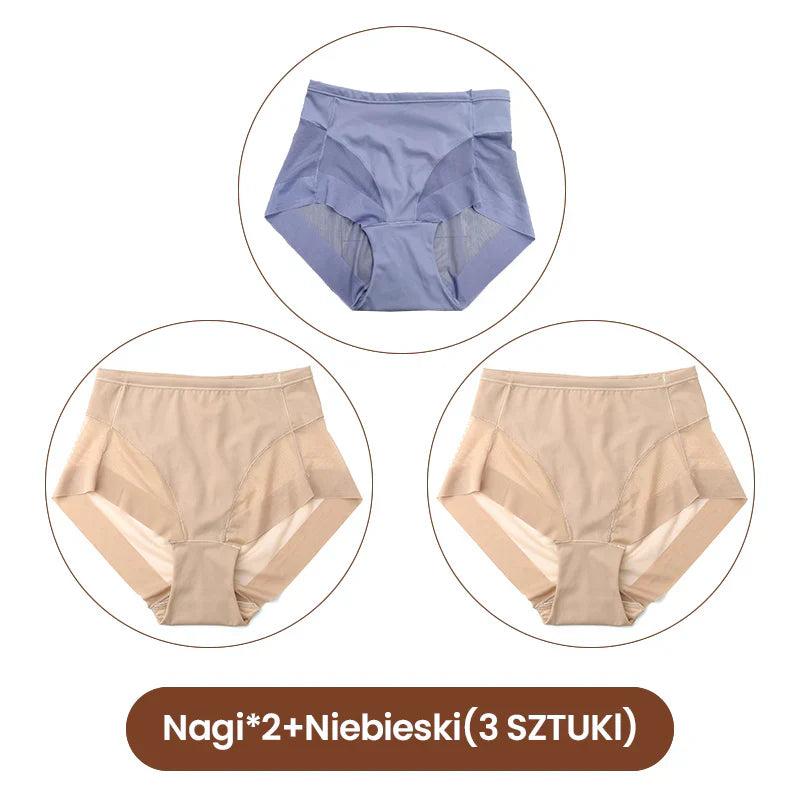 🔥Kupte 2 a získejte 1 zdarma🔥Dámská bezešvá sada kalhotek s vysokým pasem