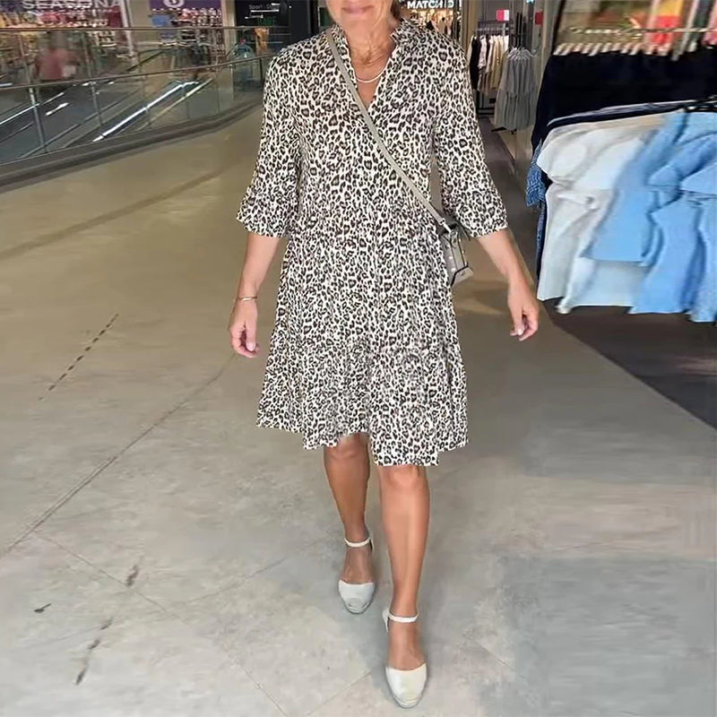 Šaty s leopardím potiskem