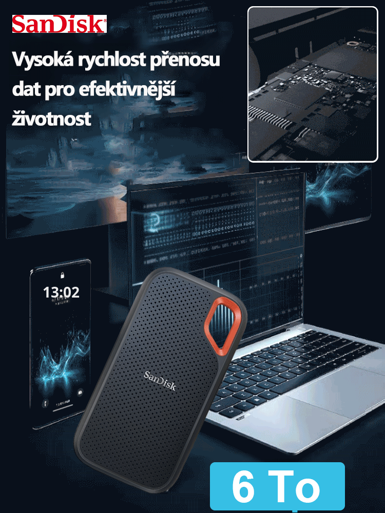 Vysokorychlostní mobilní pevný disk SSD