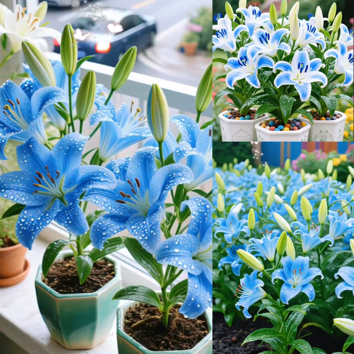 🌺Vzácné cibulky lilií – čerstvé a sladké