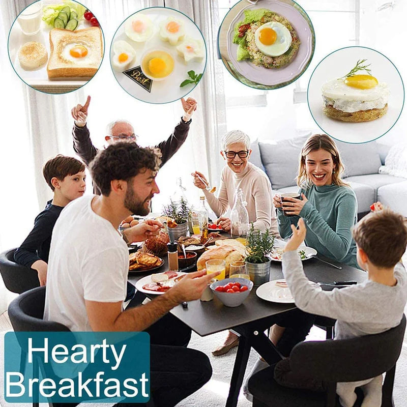 Rozkošná forma na vejce na tvrdo🥚🥚 4 ks/sada se štětcem