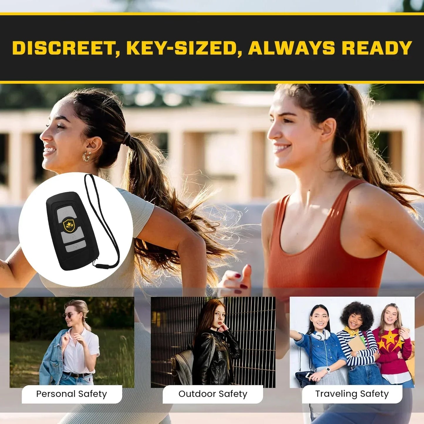 🔥 Bezpečnostní upozornění pro rok 2025⚡️ VOLTIC V77 3v1 paralyzér, svítilna a alarm v klíčence na auto