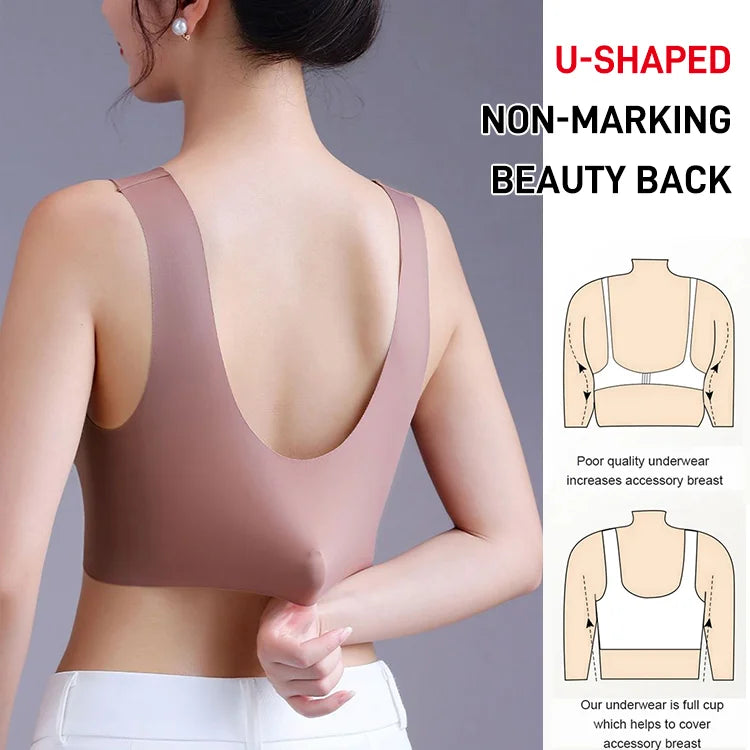 👙 Super pohodlná a měkká dámská krajková podprsenka bez ocelových kroužků【✨1 + 1 zdarma】