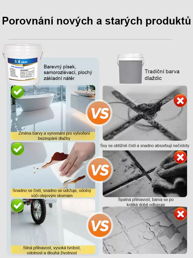 [Německé řemeslo]Modernizace epoxidového barevného pískového podlahového nátěru