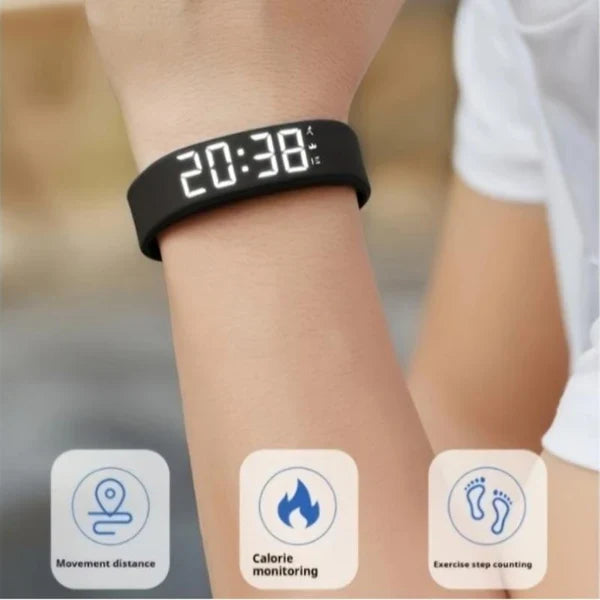 ⌚ NYNÍ SLEVA 50 %! ❤️ Chytrý zdravotní náramek – fitness tracker, monitor tepové frekvence a krokoměr 🏃