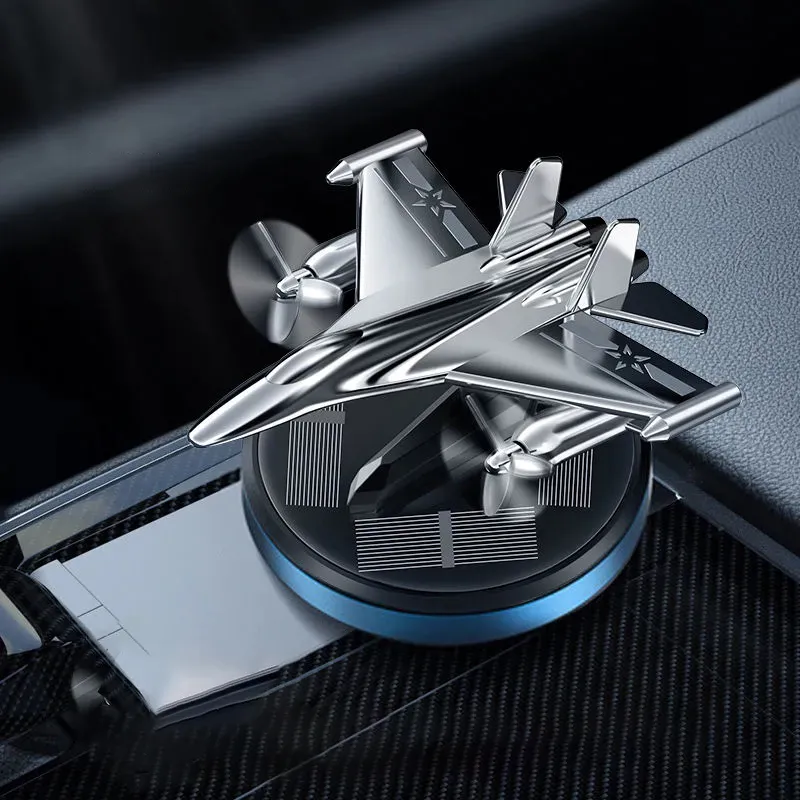 Dekorace do auta s aromaterapií, solární letadlo