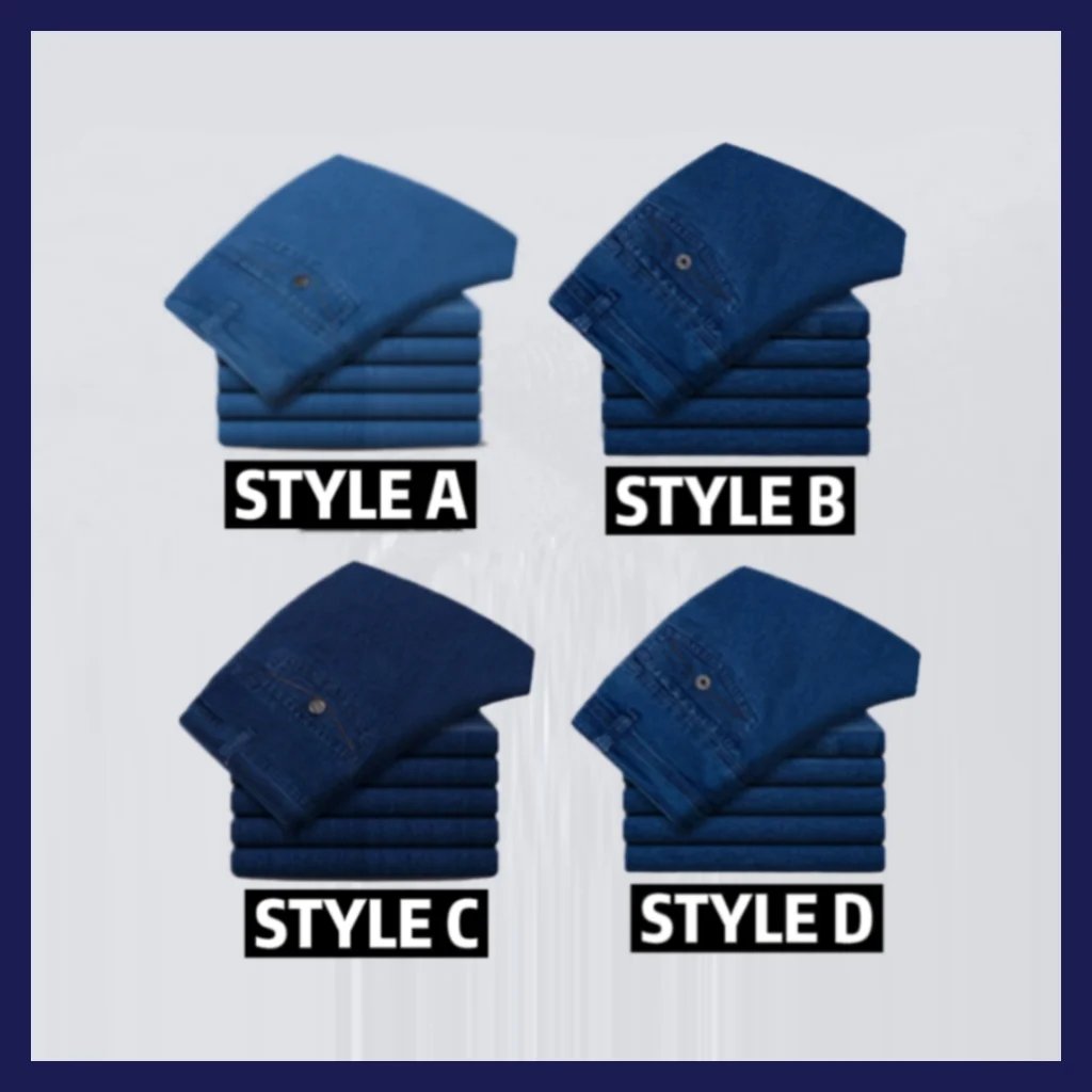 👖 Rovné pánské džíny s vysokým pasem