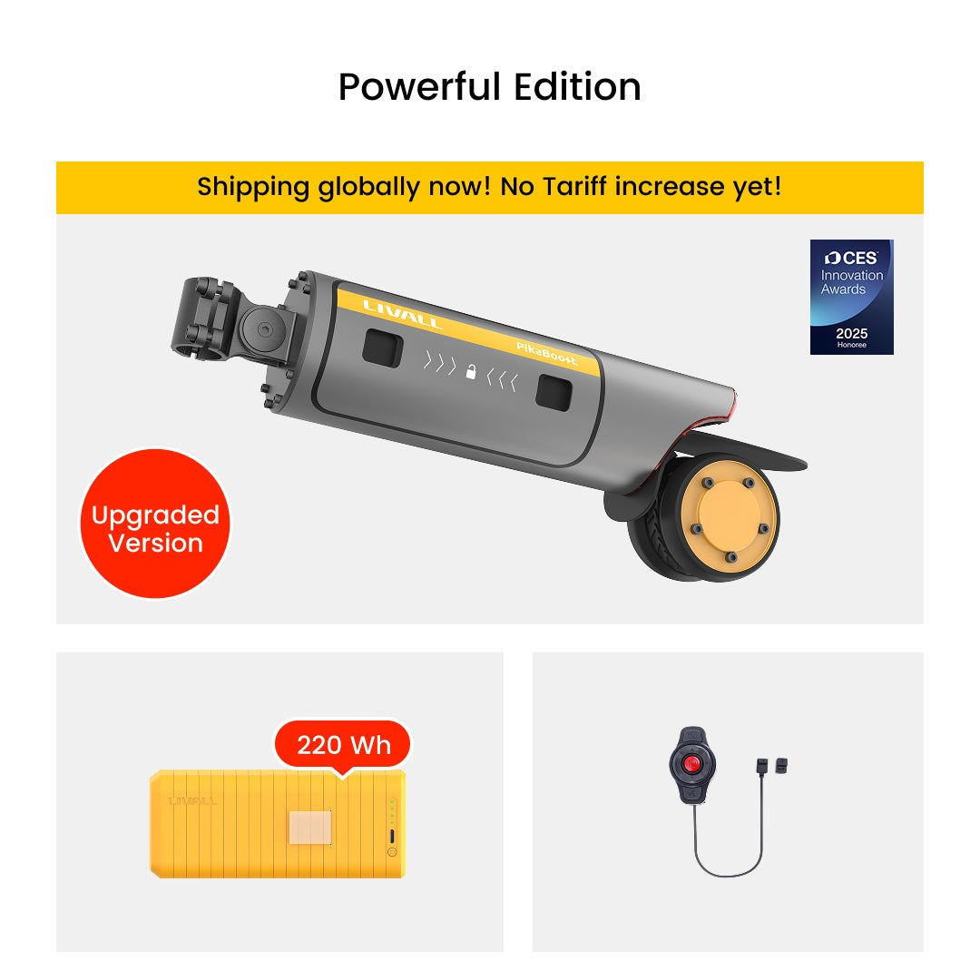 Sada pro přestavbu elektrokola LIVALL PikaBoost 2 -- Výkonný boost, flexibilní pohyby