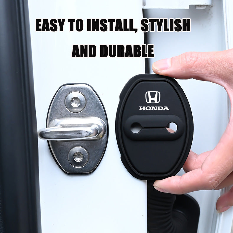 Silikonový ochranný kryt na zámek dveří auta (4 ks)