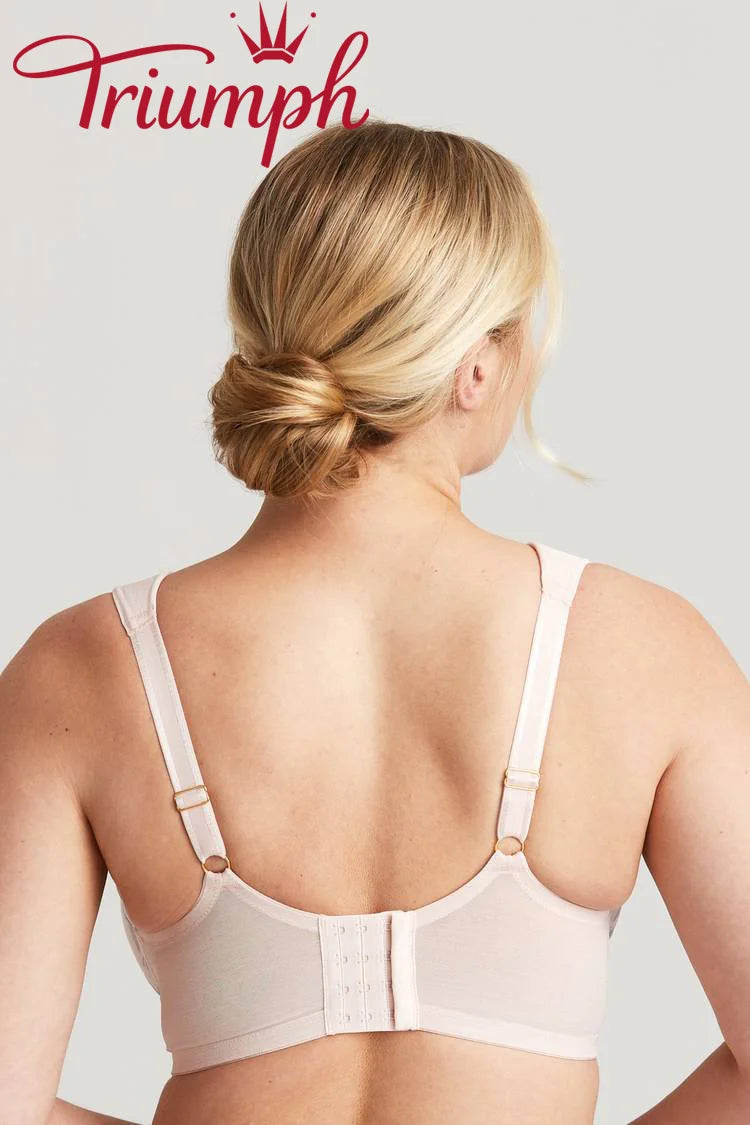 Triumph - 3 ks. (75A-120H) 💝- Romantická dvojitá podprsenka s výšivkou