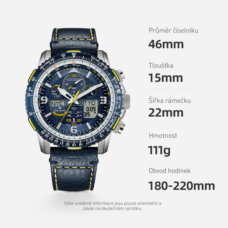 Hodinky Citizen Blue Angel Eco-Drive