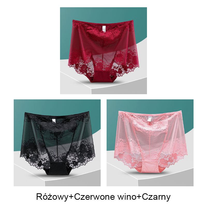 💝 Ručně vyráběné dámské kalhotky z hedvábné krajky-ATB