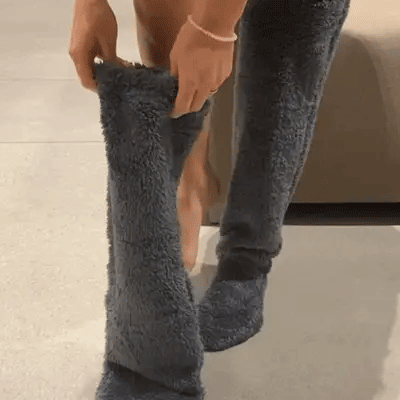 Vánoční podkolenky z husího peří