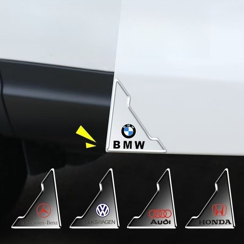 Průhledné ochranné kryty hran dveří auta