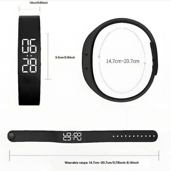 ⌚ NYNÍ SLEVA 50 %! ❤️ Chytrý zdravotní náramek – fitness tracker, monitor tepové frekvence a krokoměr 🏃