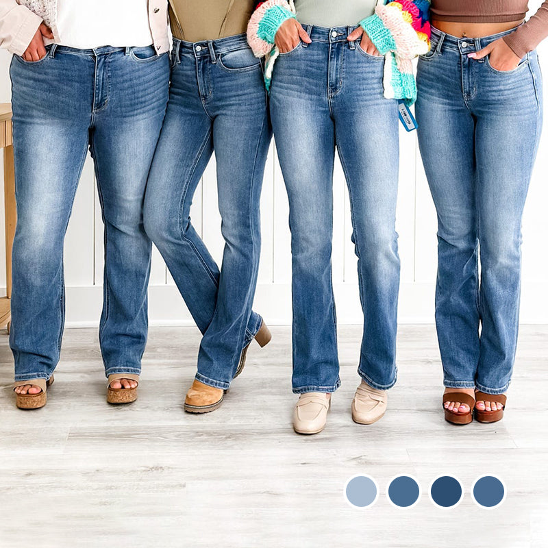 🏆Vyprané strečové džíny, které stahují bříško a zvedají boky👖