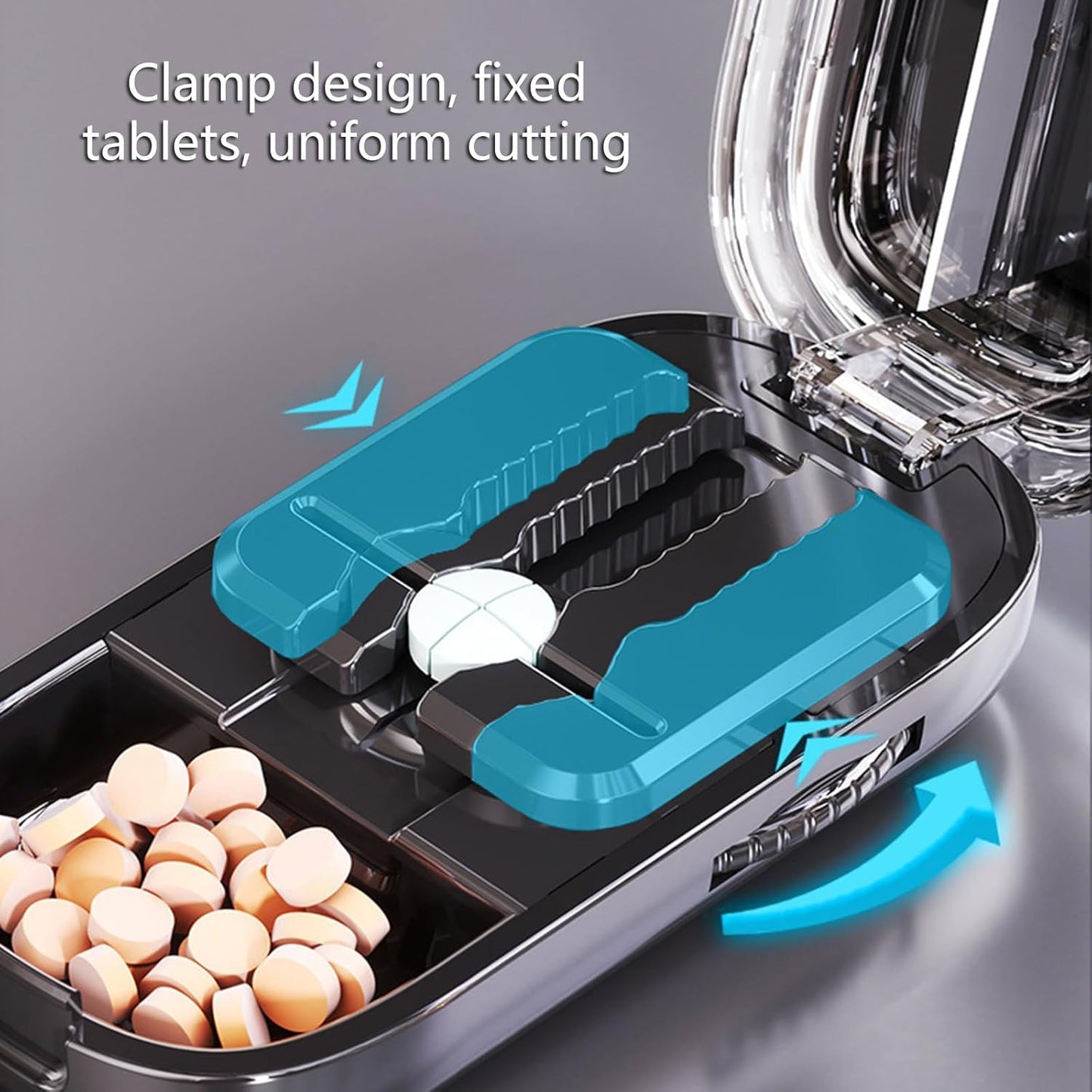 Multifunkční řezačka na pilulky a úložný box